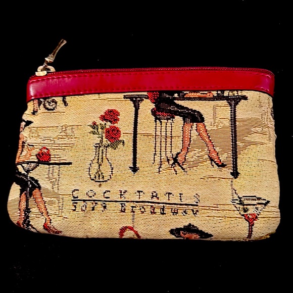 Vintage Very Cute Wallet from Brugge, Belgium, Hand Embroidered, Preowned - Picture 2 of 5
